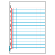 ヒサゴ GB946 元帳 A4タテ 30穴  500枚入り