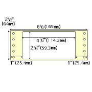 ヒサゴ SB248 ドットプリンタ用ラベル タック1面 角丸