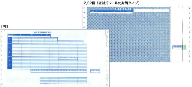 応研 KY-406 支給明細書(3P封筒式・30項目)　 500枚