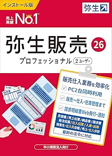 弥生販売  26 プロフェッショナル 2ユーザー