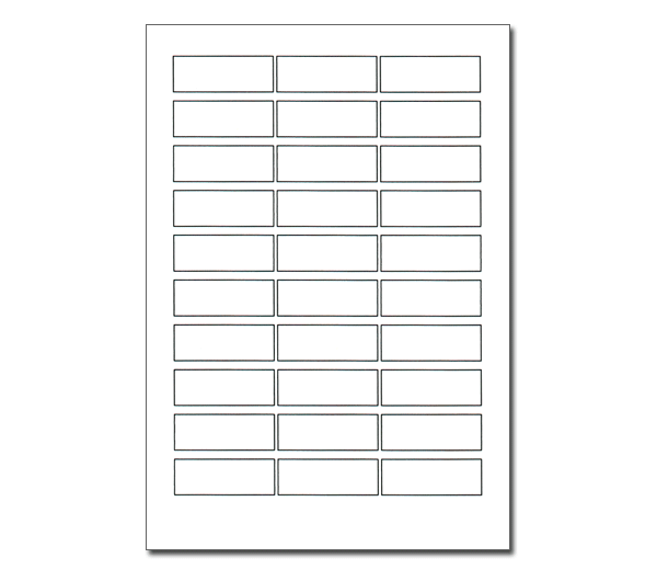 PCA PA1333G ラベルシール （3連30面）200枚