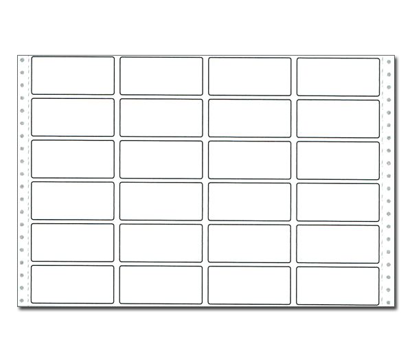 PCA PB331G タックシール(4連) 500枚
