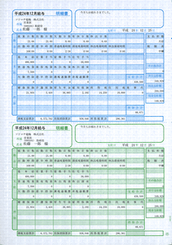 ソリマチ SR231　給与・賞与明細書(明細ヨコ型)500枚入 