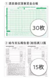 弥生 202630 賃金台帳/給与支払報告書セット30人用（令和7年版）【2025年10月23日発売開始！】