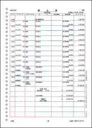 弥生 335001 元帳3行明細用紙 (1000枚）