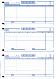 OBC 5106 単票仕訳伝票(OBC4行)