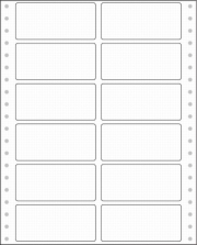 PCA PB332G タックシール(2連) 500枚