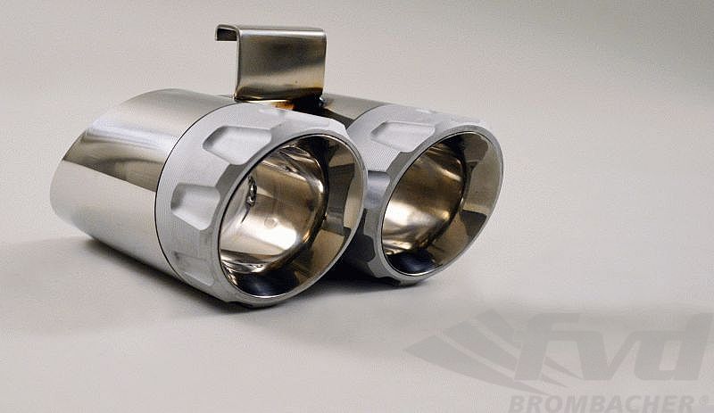 986ボクスター・アルミニウムテールエンドFVD Endtip Aluminium End Cover