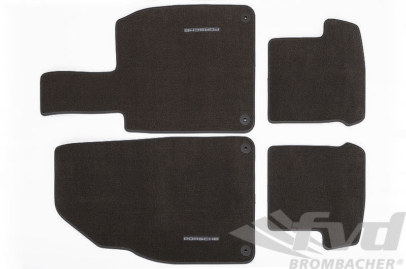 ポルシェ　991カレラ　フロアマットセット-アゲートグレー RHD　Floor Mat Set 991
