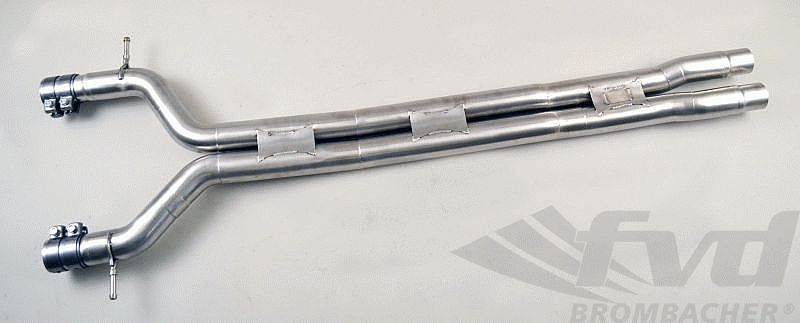 ポルシェ 970パナメーラターボ・センターストレートパイプFVD Primary Muffler Bypass "Brombacher"