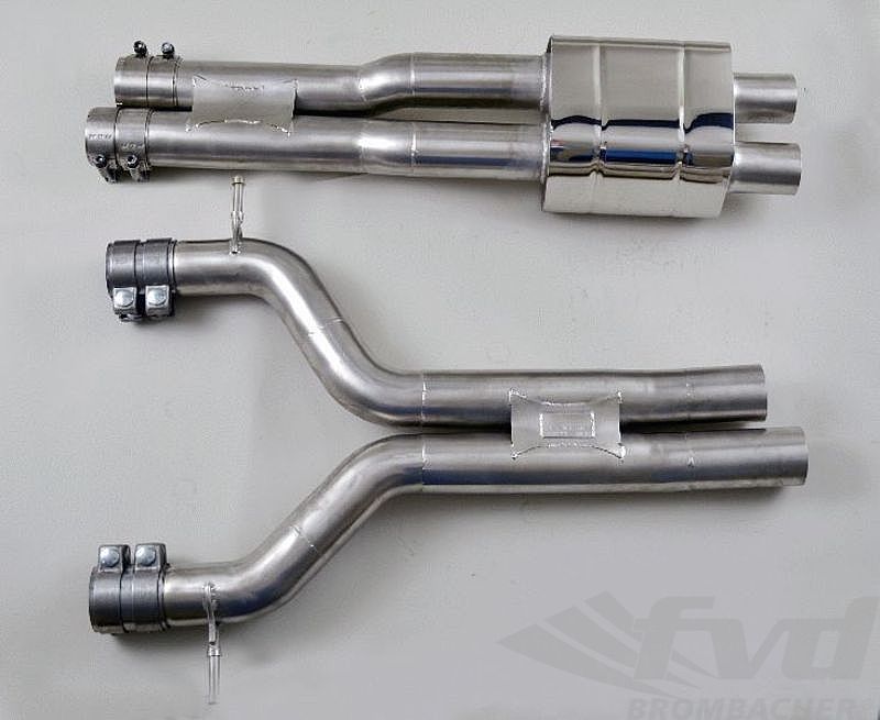 ポルシェ 970パナメーラターボ・センタースポーツマフラーFVD Primary Sport Muffler "Brombacher"