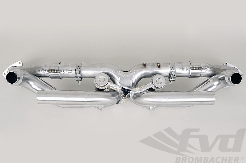 991カレラS・可変バルブセンターマフラーFVD Center Muffler with Valves "Brombacher"