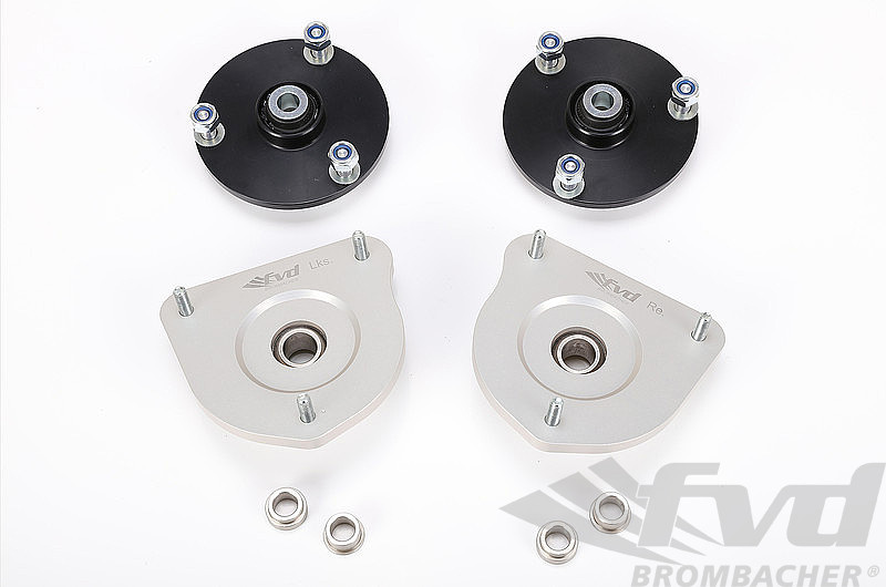 ポルシェ　997カレラ4　997カレラ4S　997ターボ　997GT2　ピロアッパーマウントセット　Monoball Camber Plate Set