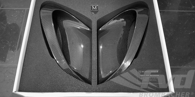 ポルシェ・991ターボ/ターボS　モシャマー・ラムエアーインレット　Moshammer Ram Air Side Inlet Set