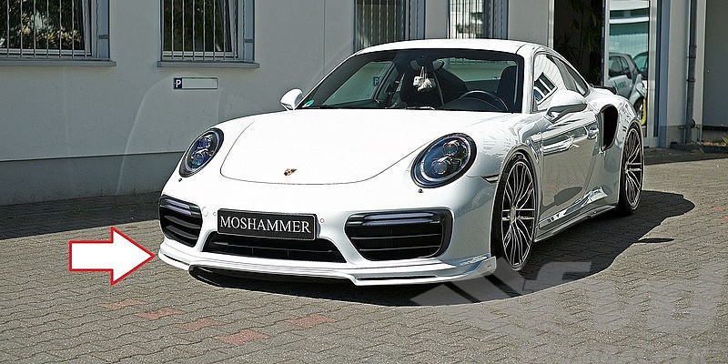 ポルシェ・991ターボ/ターボS　モシャマー・リップスポイラーEvo2　Moshammer Front Spoiler Evo2