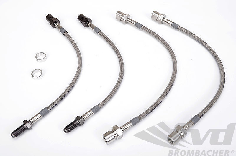 ポルシェ　993カレラ　993ターボ　993RS　ステンレスブレーキラインセット　Stainless Brake Lines Set