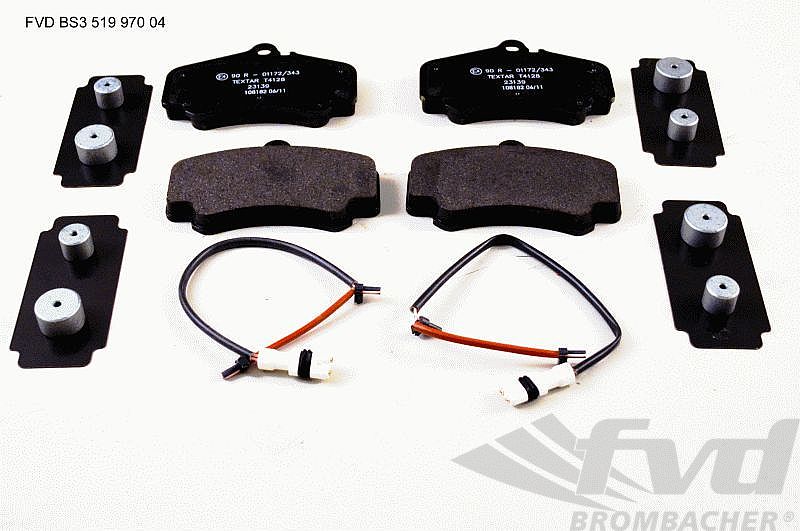 ポルシェ・997カレラS　フロントブレーキサービスキット　Brake service kit front