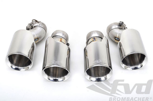 ポルシェ 970パナメーラ・マフラーテールパイプ】FVD Exhaust Tips