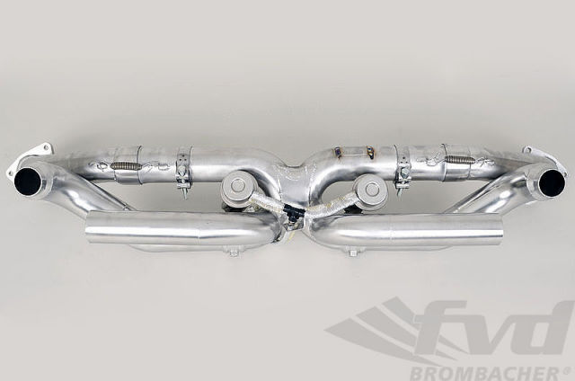 991カレラS・可変バルブセンターマフラーFVD Center Muffler with Valves "Brombacher"