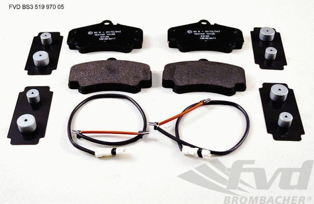 ポルシェ・997カレラ4S　フロントブレーキサービスキット　Brake service kit front