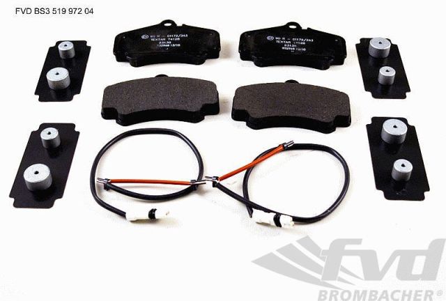 ポルシェ・997.2カレラ4S　フロントブレーキサービスキット　Brake service kit front