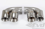 ポルシェ・996ターボ　エグゾーストチップ・ポリッシュ　Exhaust Tip・Polished Stainless