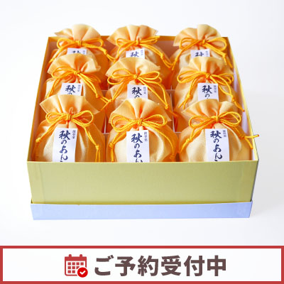 【9/23より発送】能登栗 秋のあんみつ 9個入