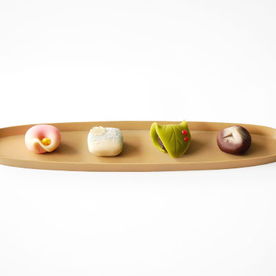 季節の上生菓子 4個入【オンライン販売期間：12/5から12/23】