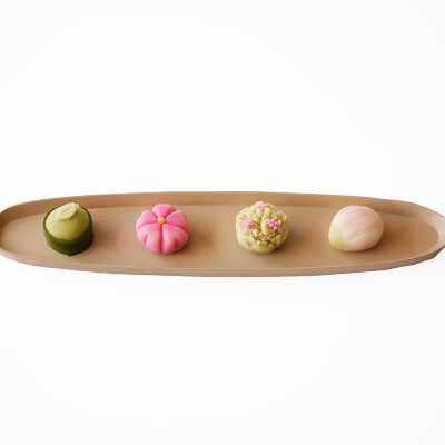 季節の上生菓子 4個入【オンライン販売期間：4/10から4/24】