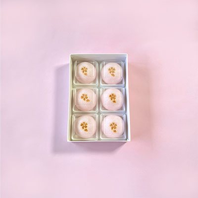 桜薯蕷饅頭 6個入【オンライン販売期間：2/21から4月上旬】