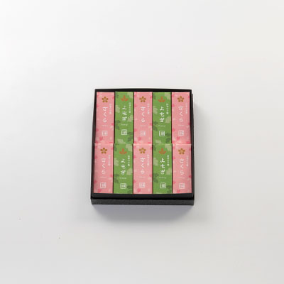 四季の羊羹 粋（さくら・よもぎ）10本入