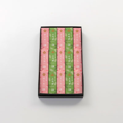 四季の羊羹 粋（さくら・よもぎ）15本入