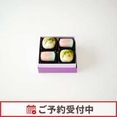 【7/1より発送】七夕特別上生菓子 4個入【オンライン販売期間：6/15から7/5AM】