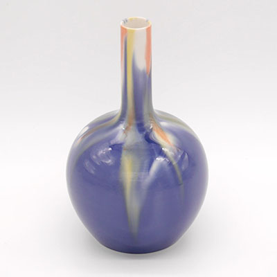 彩釉花入・東雲