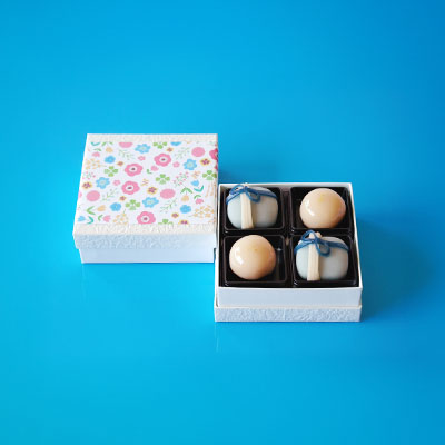 ホワイトデー限定上生菓子 4個入【オンライン販売期間：2/12から3/12AM】