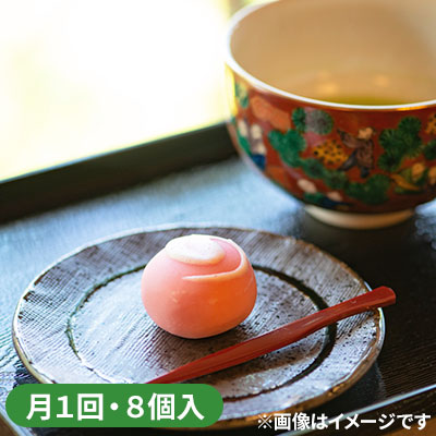 【定期便：月1回】 上生菓子 8個入