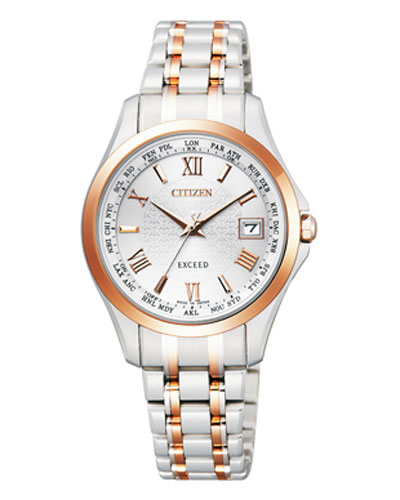 シチズン エクシードEC1124-58A 女性用 腕時計 ソーラー電波時計 CITIZEN レディースウオッチ 取り寄せ品 要在庫確認