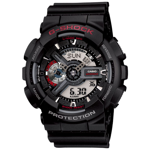 カシオ Ｇショック GA-110-1AJF ビッグフェイス CASIO G-SHOCK メンズ腕時計 アナデジ 国内正規品 刻印対応有料 取り寄せ品