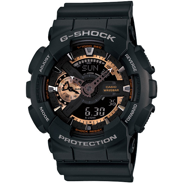 カシオ Ｇショック GA-110RG-1AJF ローズゴールド CASIO G-SHOCK メンズ腕時計 アナデジ 国内正規品 刻印対応有料 取り寄せ品