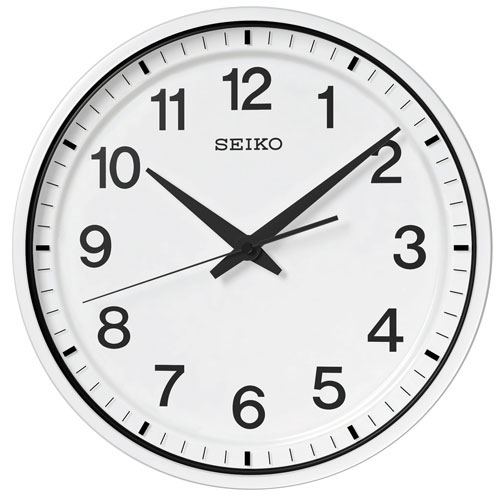 GPS衛星電波を受信する壁掛け時計 掛時計 電波時計 GP214W セイコー SEIKO スペースリンク 文字入れ不可 取り寄せ品「sw-ka」