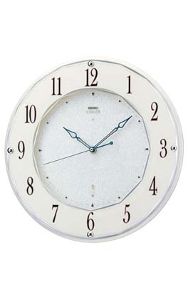 壁掛け時計 セイコー SEIKO 電波時計 掛時計 エンブレム HS524W 文字入れ不可 取り寄せ品「sw-ka」