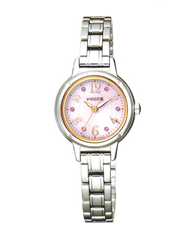 ソーラー時計 女性用腕時計 KH9-914-93  シチズン CITIZEN Wicca ウィッカ　取り寄せ品