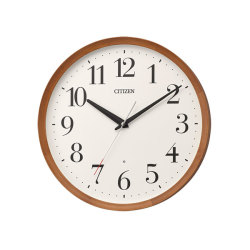 CITIZEN シチズン 暗くなると秒針を止め 音がしない 壁掛け時計 電波時計 8MY535-006 連続秒針 スイープ 文字入れ不可 取り寄せ品