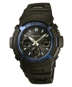 カシオ G-SHOCK ジーショック 電波ソーラー BLACK/BLUE メンズ腕時計 AWG-M100BC-2AJF 国内正規品 刻印対応有料 取り寄せ品
