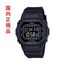 CASIO カシオ Baby-G ベビージー ソーラー 電波時計 ブラック系 BGD-5650-1CJF 反転液晶 スクエア レディース 腕時計 国内正規品 刻印対応有料 取り寄せ品