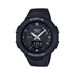スマホと連携 歩数計付き 女性用 腕時計 カシオ ベビーG BSA-B100-1AJF CASIO Baby-G デジアナ 国内正規品 取り寄せ品