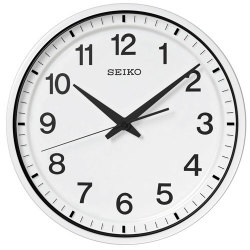 GPS衛星電波を受信する壁掛け時計 掛時計 電波時計 GP214W セイコー SEIKO スペースリンク 文字入れ不可 取り寄せ品「sw-ka」