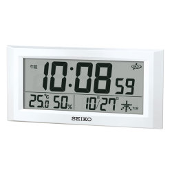 GPS衛星電波を受信する電波時計 GP502W 壁掛け時計 置掛兼用 セイコー SEIKO 文字入れ 取り寄せ品「sw-ka」
