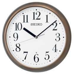 暗くなると秒針を止め 音がしない 壁掛け時計 KX218B 電波時計 掛時計 セイコー SEIKO 文字入れ不可料