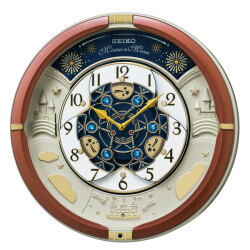 セイコー SEIKO からくり掛け時計 RE601B クオーツ時計 文字入れ対応、有料 取り寄せ品